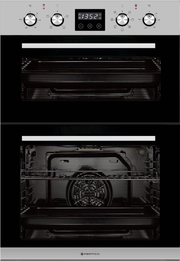 Parmco 600mm Double Oven, 7 + 4 Function, Stainless Steel, Pre-order Only