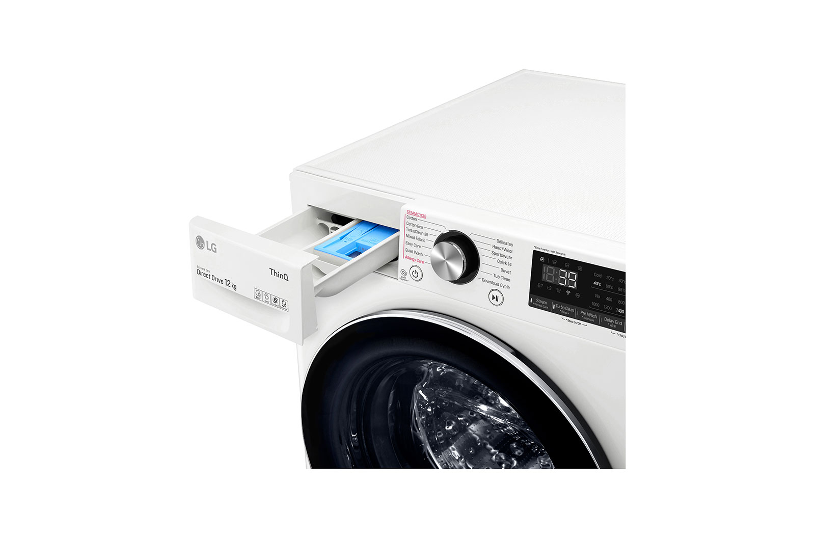 LG 12kg Front Load Washing Machine with Steam+ - Image 2