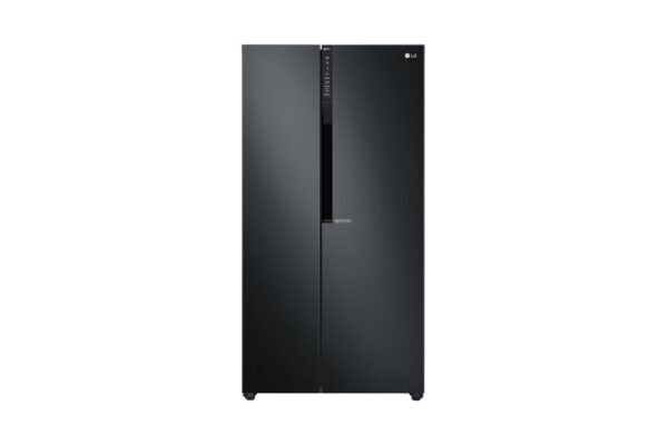 LG 626L Side By Side Fridge Freezer - Matte Black Stainless Steel
