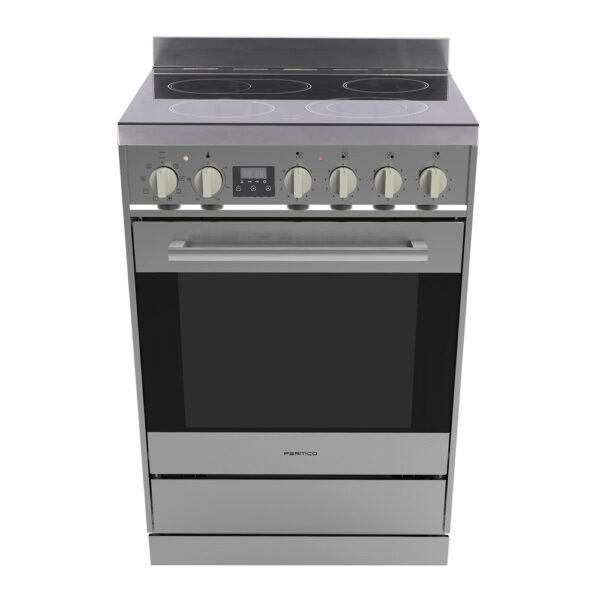 Parmco Freestanding Stove, 600mm, Stainless Steel Ceramic, Pre-order Only