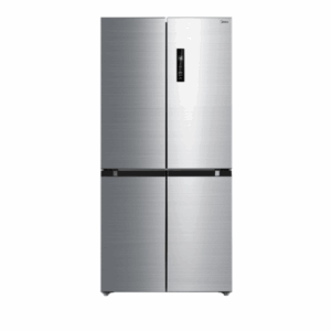 Midea 474L Cross Door Fridge Freezer Stainless Steel, Ex-display Unit
