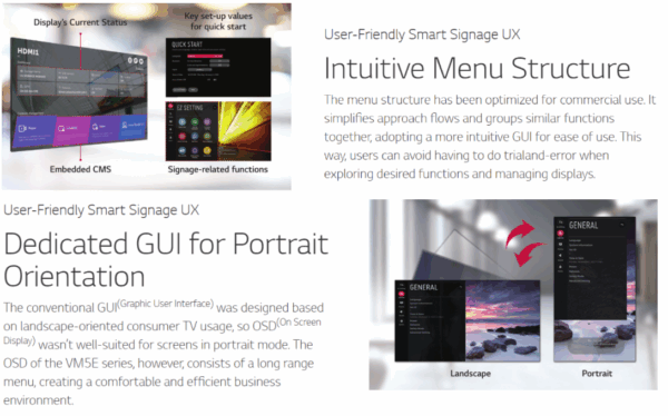 LG 55" Commercial Display Video Wall - Image 3