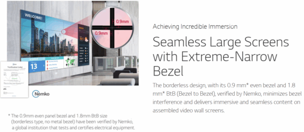 LG 55" Commercial Display Video Wall - Image 4