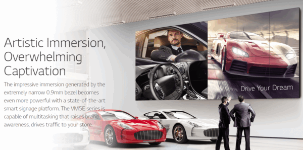 LG 55" Commercial Display Video Wall