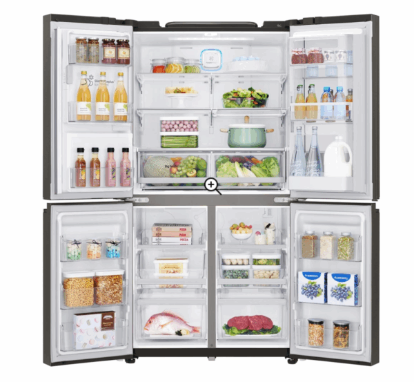LG 708L Door-in-Door French Door Fridge - Black Stainless Steel - Image 2