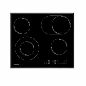 Samsung 60cm 4 Zone Electric Cooktop - Black ceramic glass