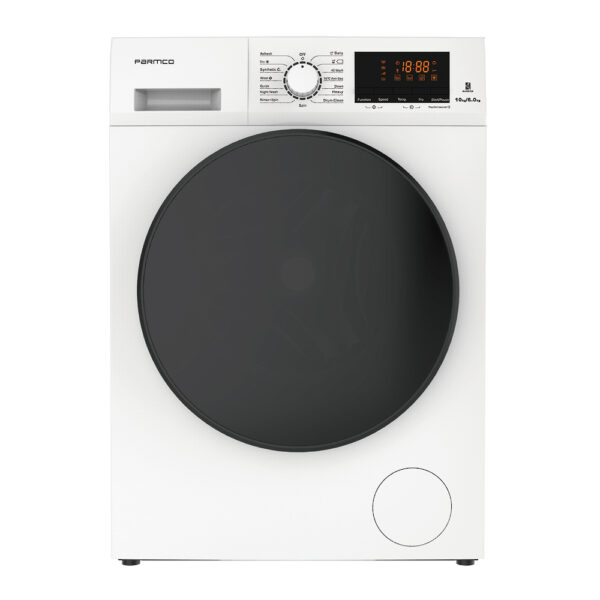 Parmco 10kg washer/6kg Dryer Condensor dryer, White, Pre-order only