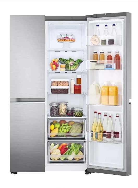 LG 655L Side by Side Fridge in Stainless Steel Finish - Image 2