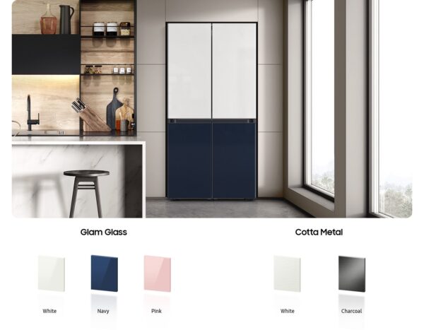 Samsung Bespoke French Door Refrigerator Without Panels - Image 2