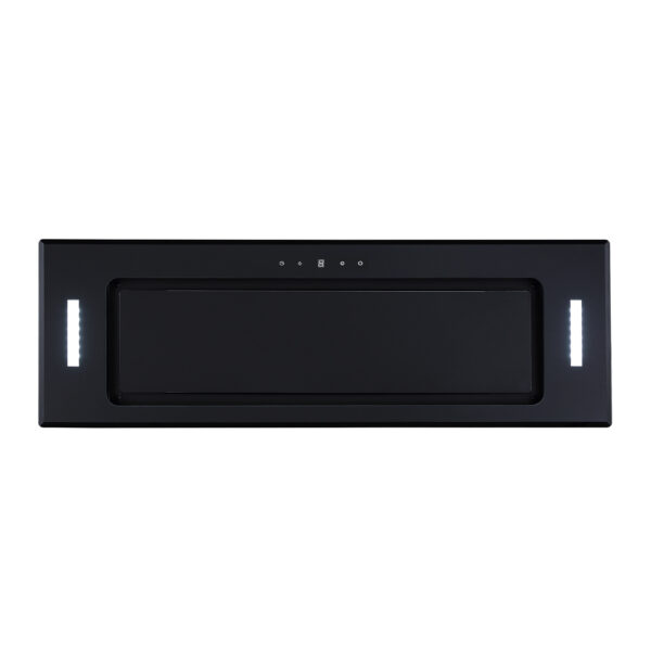 Parmco 900mm Integrated Turbo Pak Plus, Black Glass