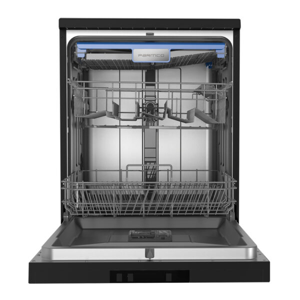Parmco 600mm Freestanding Dishwasher, LED Display, Black Stainless - Image 2