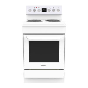 Parmco 600mm Freestanding Stove, Radiant Coil Cooktop, White