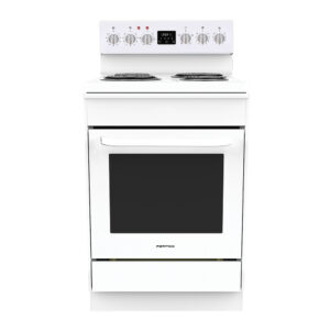 Parmco 600mm Freestanding Stove, Radiant Coil Cooktop, White