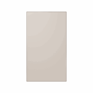 Bespoke bottom panels for french door fridge - Satin beige