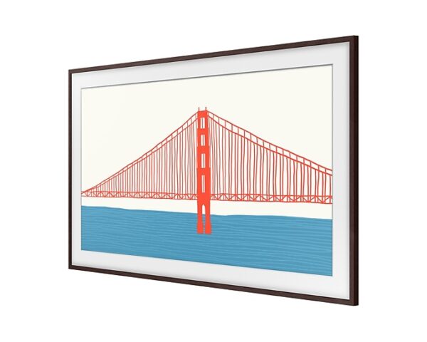 Modern Bezel for The Frame TV 85" Brown