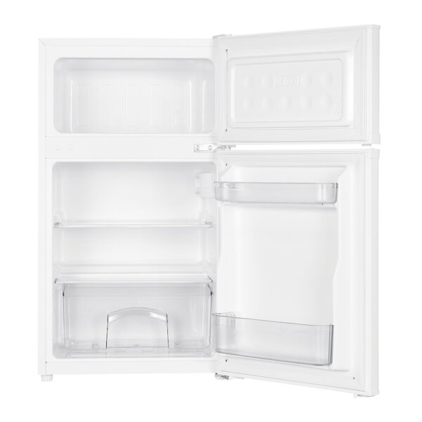 Parmco 85L Under Bench Fridge Freezer, White - Image 3