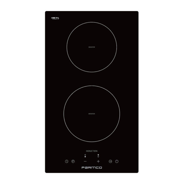 Parmco Cooktop 300mm Black Induction 2 Burner I Series 3