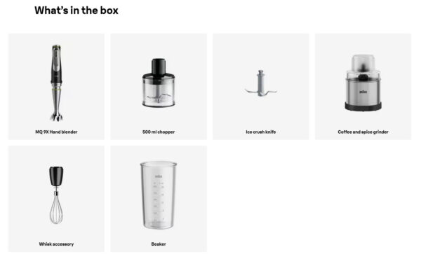 Braun Multiquick 9 Hand Blender - Hot Item! Clearance Pricing! - Image 5