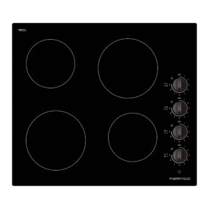 Parmco 600mm Ceramic Aluminium Frame, 4 Element Cooktop I Series 1