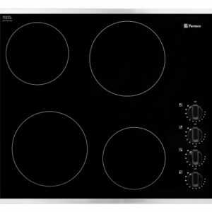 Parmco 600mm Hob, Ceramic, Stainless Steel Frame, Ex-display Unit
