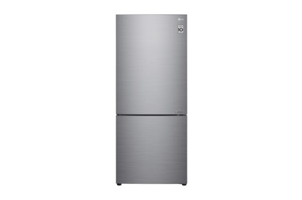 454L Bottom Mount Fridge with Door Cooling in Stainless Finish