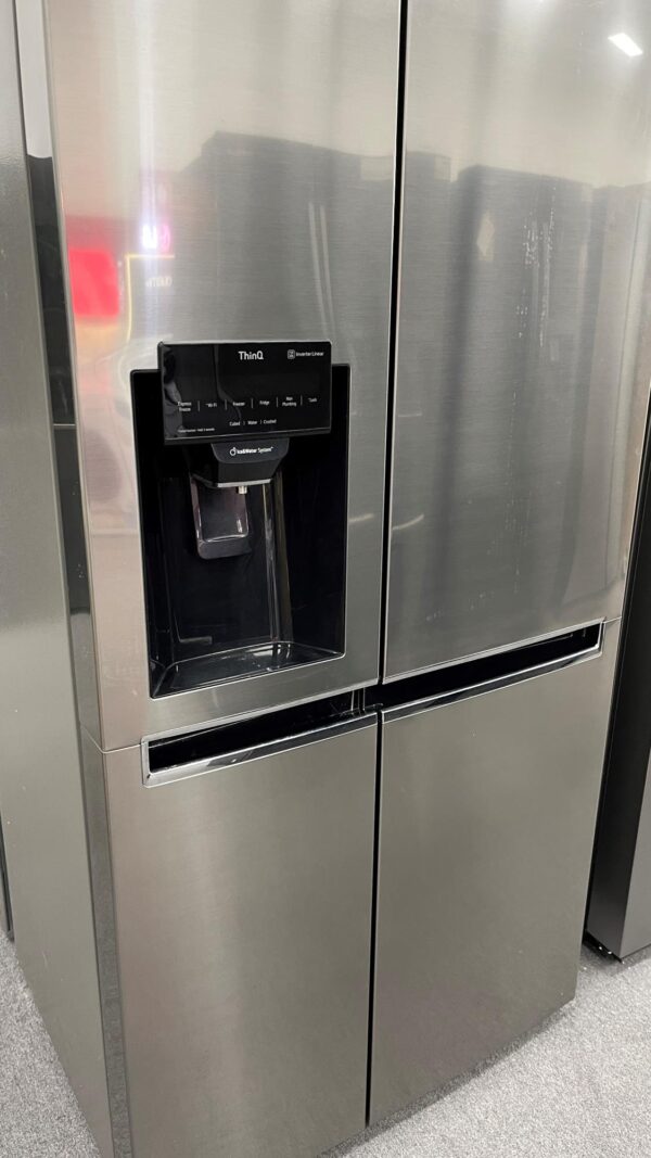 LG 668L Side by Side Fridge with Non Plumbed Ice & Water Dispenser - Image 4