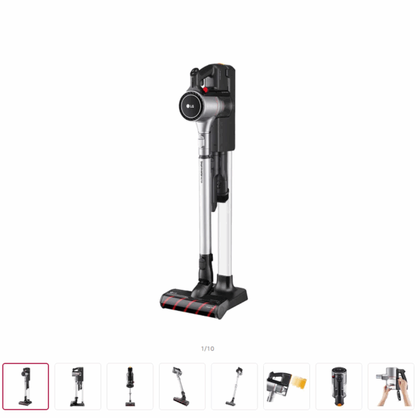 LG Powerful Cordless Handstick with Kompressor™ Technology