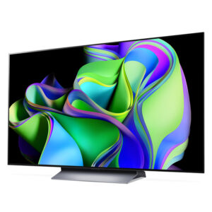 LG C3 77 inch OLED evo TV with Self Lit OLED Pixels