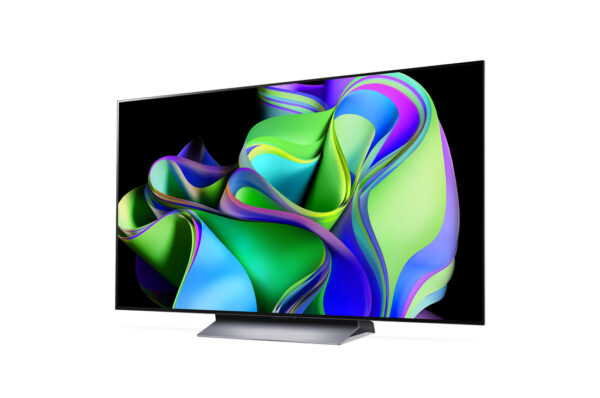 LG C3 77 inch OLED evo TV with Self Lit OLED Pixels