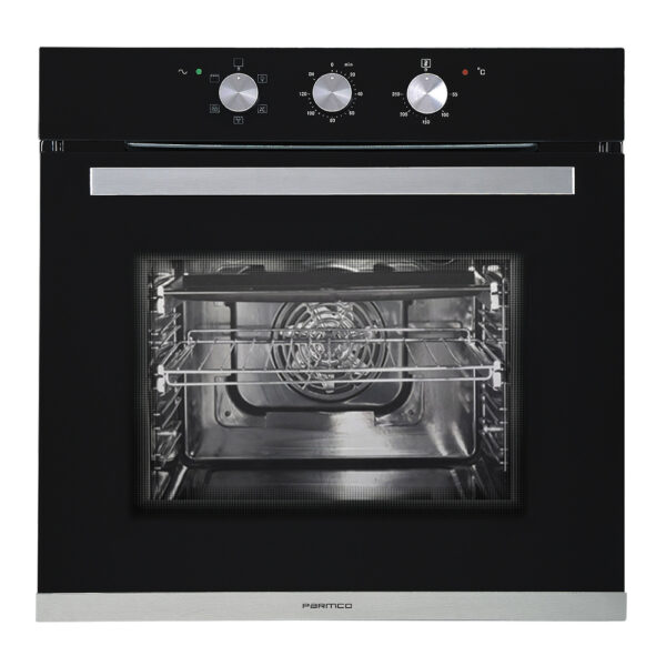 Parmco 600mm 80 Litre Oven, 5 Function, Black
