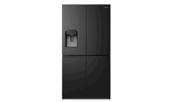 Hisense French Door Fridge PureFlat Black Steel 585L