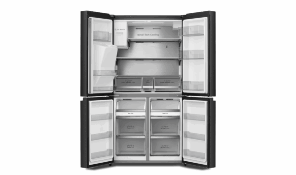 Hisense French Door Fridge PureFlat Black Steel 585L - Image 4