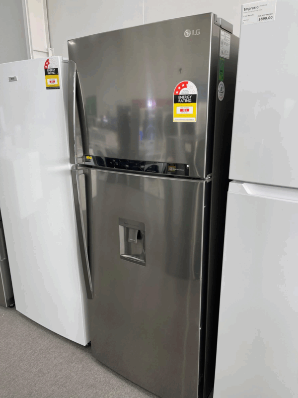 LG 471L Top Mount Fridge in Stainless Finish - Image 3