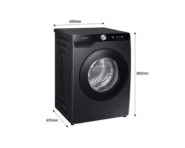 Samsung 9kg Front Load Washer With Steam Wash Cycle Black - Image 3