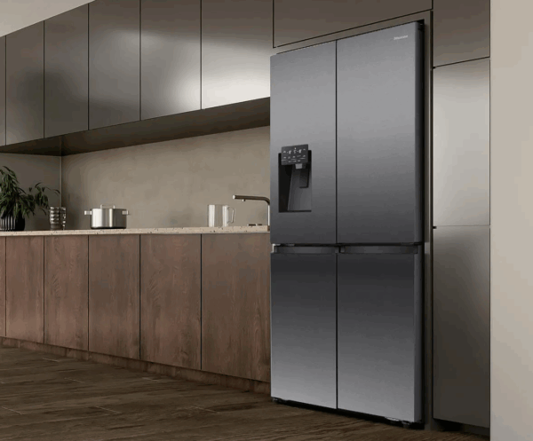 Hisense French Door Fridge PureFlat Black Steel 585L - Image 6