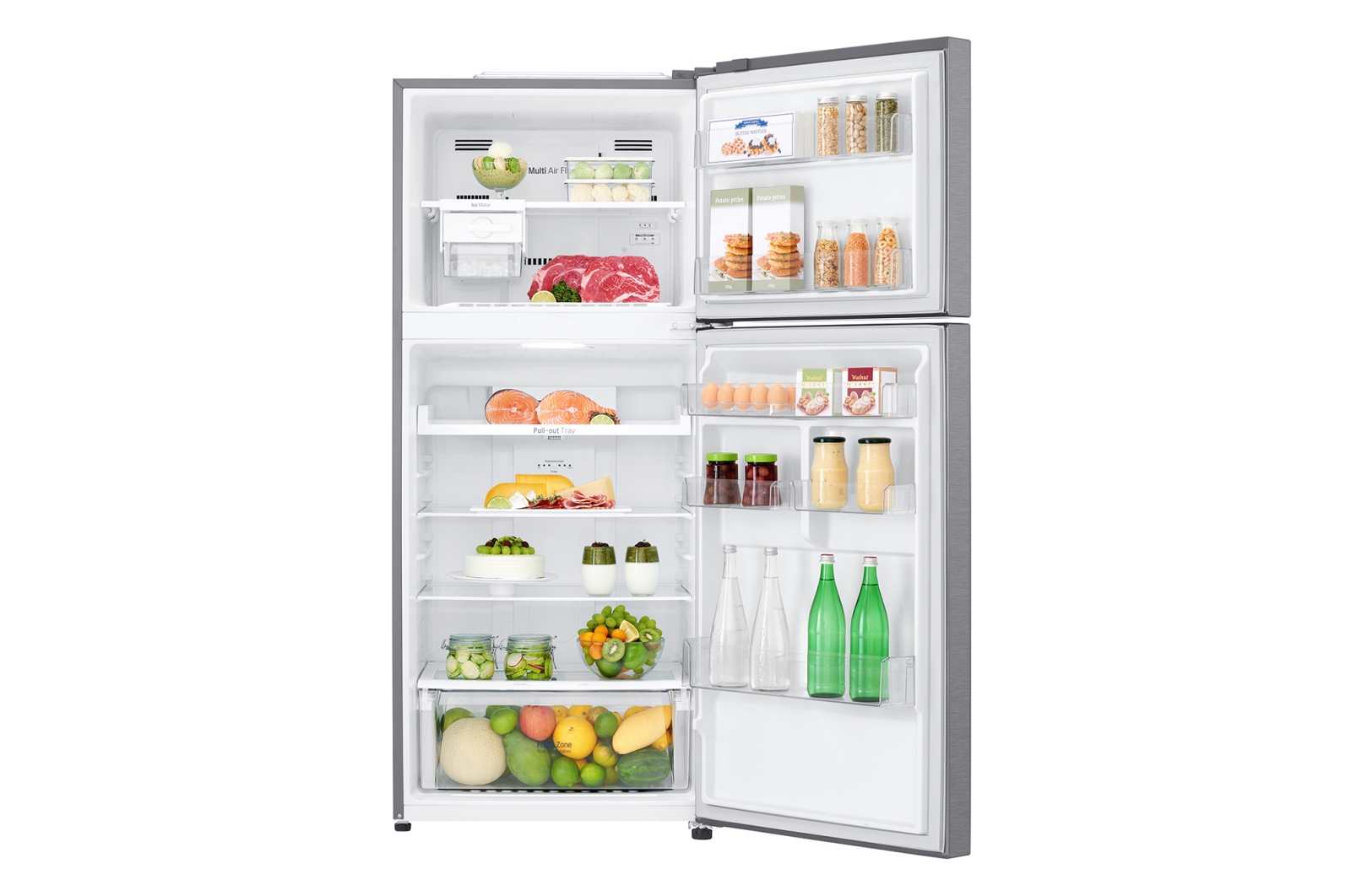 LG 427L Top Mount Fridge in Dark Graphite Finish - Image 2