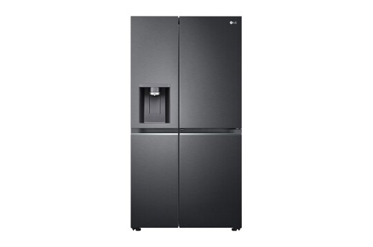 LG 635L Side By Side Fridge Freezer w/ Door-In-Door & Craft Ice - Matte Black