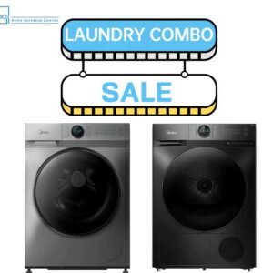 Midea 10KG/9KG Titanium Laundry Set