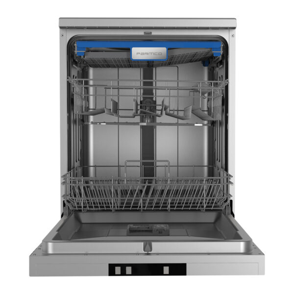 Parmco 600mm Freestanding Dishwasher, LED Display, Stainless Steel - Image 3