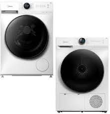 Midea 9KG Washer /8KG Heat Pump Dryer Laundry Set, White
