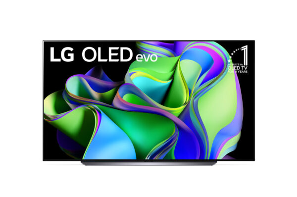 LG C3 83 inch OLED evo TV with Self Lit OLED Pixels