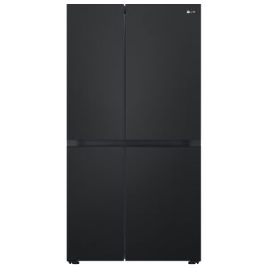 LG 655L Side-by-Side Fridge Freezer - Matte Black