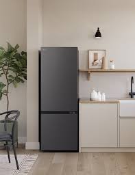 LG 335L Bottom Mount Fridge - Matte Black