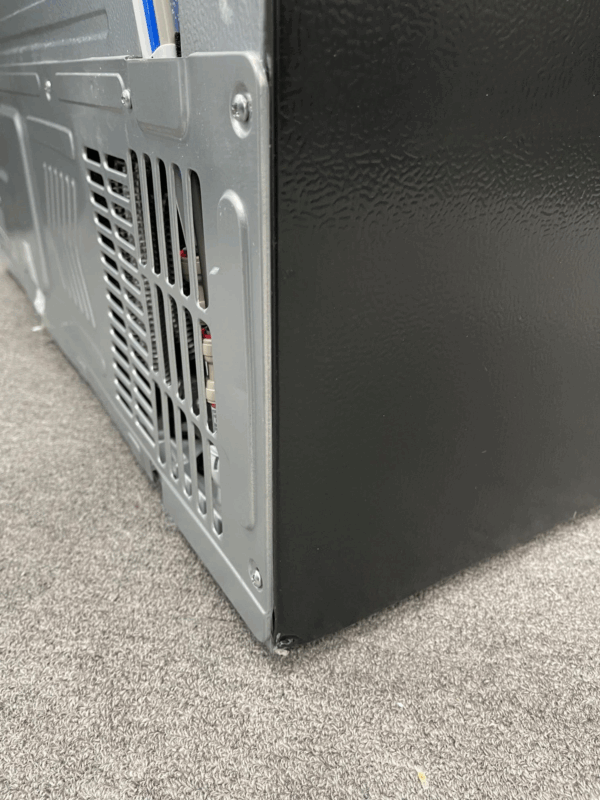Hisense 585L French Door Fridge Black Steel with Dark Interior - Image 6