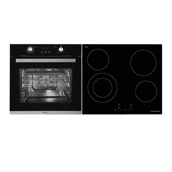 Parmco Pack 10 Function Oven and 60cm Ceramic Cooktop, Pre-order Only