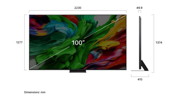 2025 LG 100 Inch QNED evo AI Mini LED QNED86A 4K Smart TV - Image 4