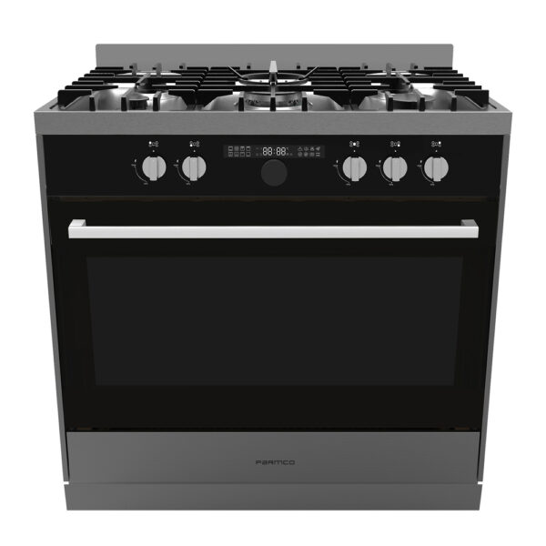 Parmco 900mm Gas, Glass, Freestanding Stove. Pre order only