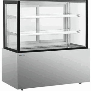 SnowVillage Square Glass Chilled Food Display, Pre-Order Only