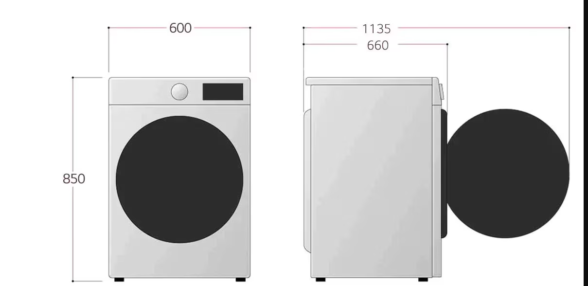 LG 12Kg Front Load Washing Machine - Image 2