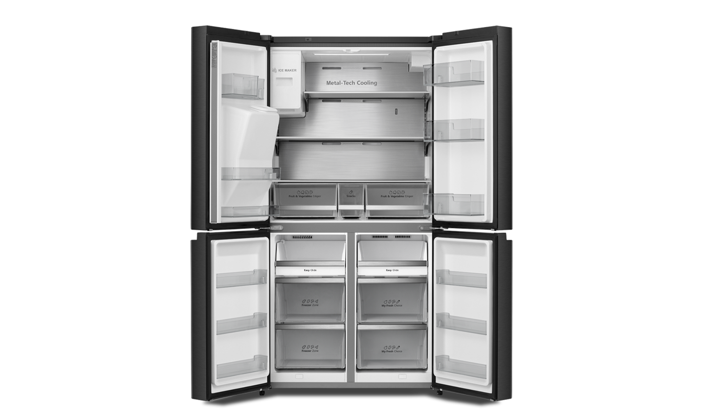 Hisense 585L French Door Fridge Black Steel - Image 4